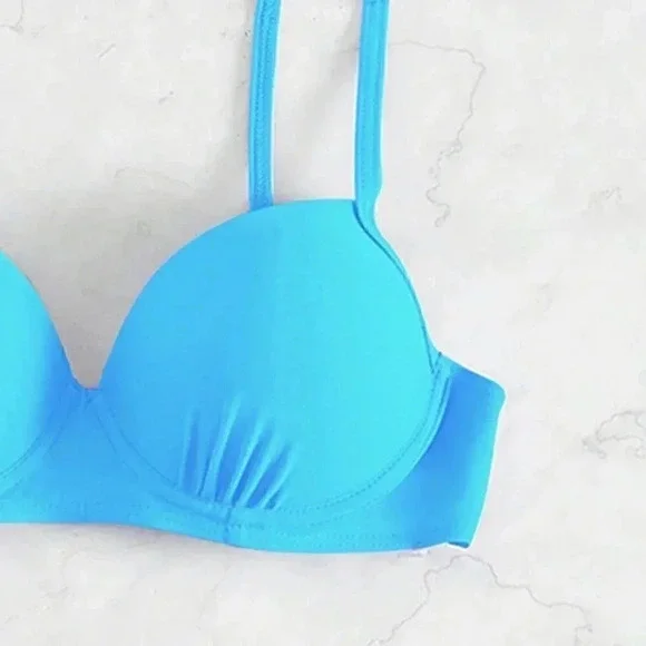 Ocean Blues Push Up Bikini Swimsuit